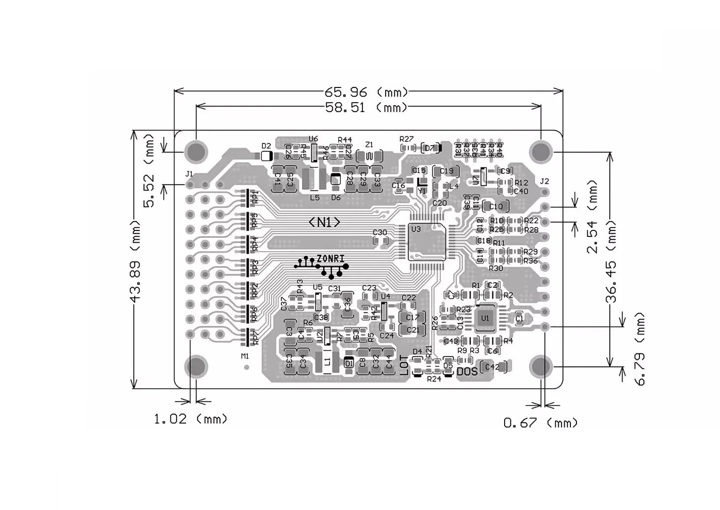 AD2S1210 resolver erwerb modul 16Bit drehgeber/RDC/unterstützung quadrature signal ausgang – Detail 4