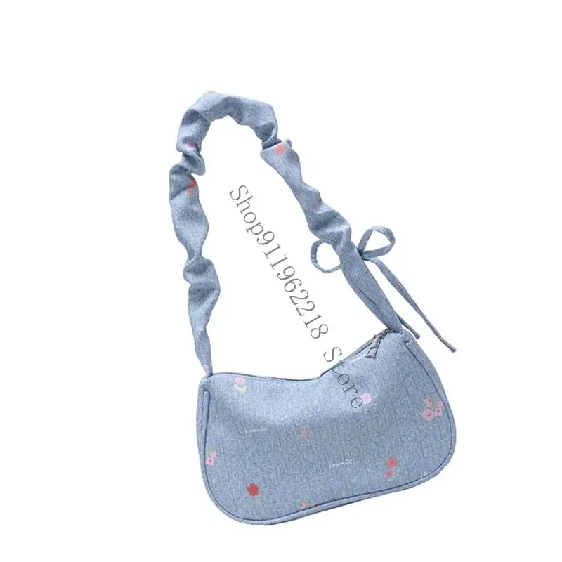 

Multifunctional Canvas Shoulder Bag Modern Design Underarm Purse For Everyday Essential And Travel 066F