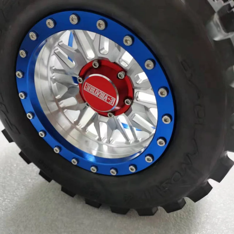 E-VIRATRUE Aluminum Wheel For Losi DBXL-E 2.0&GAS /TRAXXAS XRT/XMAXX/Kraton/Outcast&30 Degree North truck1/5 (4pcs)