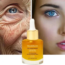 Collagen Wrinkle Remover Face Serum Anti Aging Fade Fine Lines Dark Spots Moisturizing Brightening Skin Care Korean Cosmetics