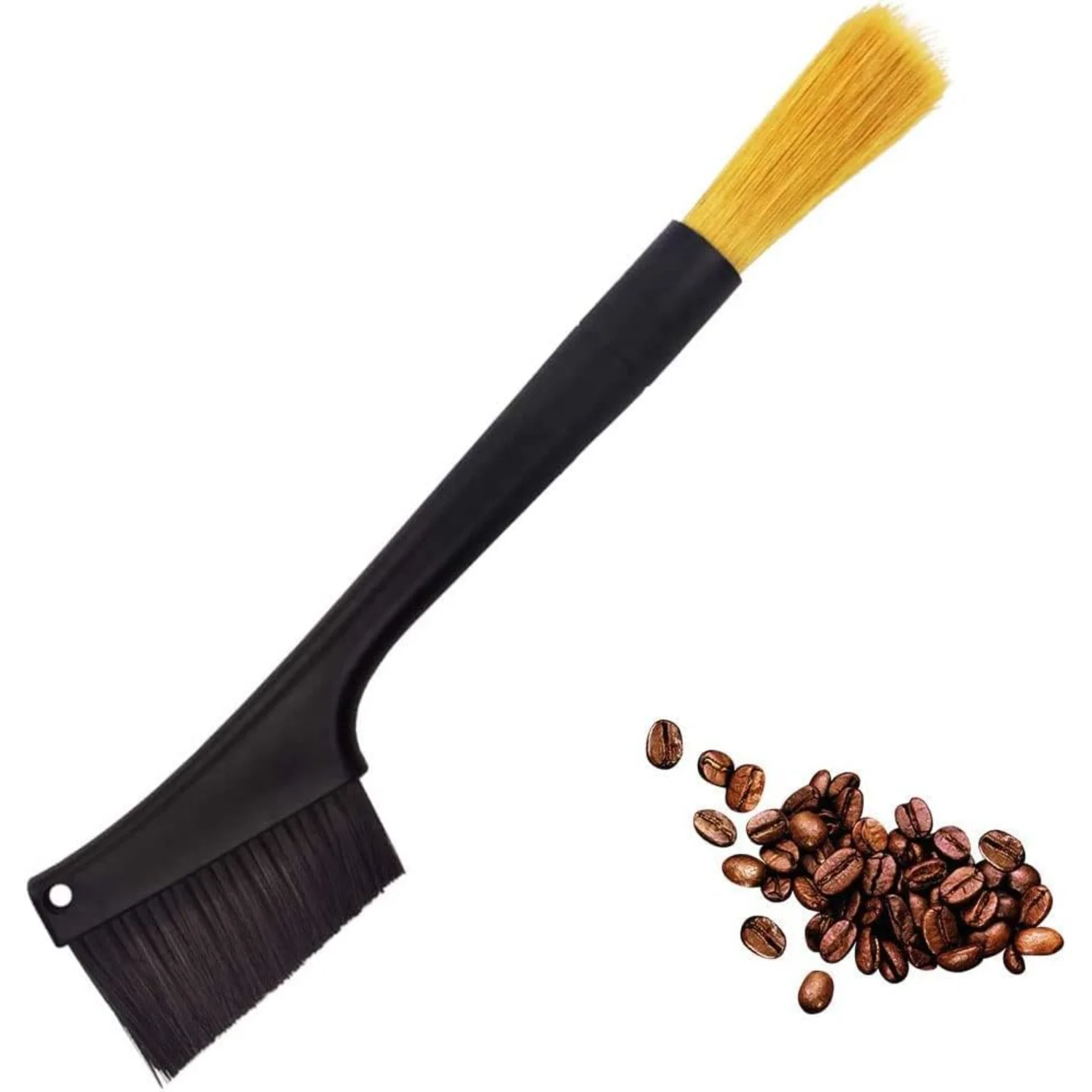 Coffee Machine Cleaning Brush, Dusting  Espresso Brush, Grinder Coffee Machine Cleaning Brush, Two Head Brush Accessories  Bean 