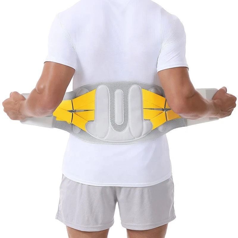 Breathable Lower Back Brace Lumbar Support Belt with Bionic Support System, Adjustable Waist Support for Sciatica,Herniated Disc