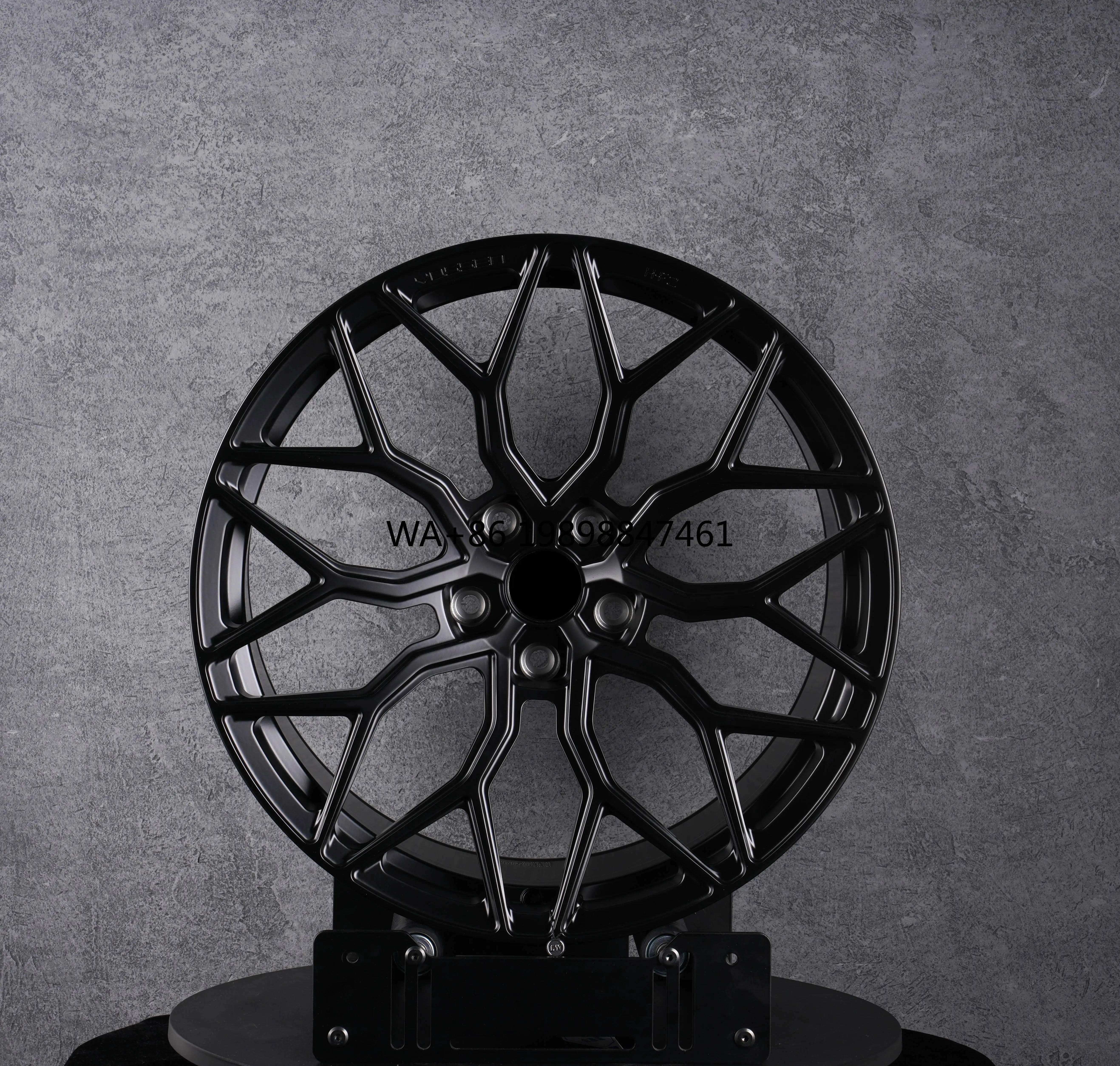 

Custom 6061-T6 5x114.3 5x120 5x127 Aluminum Alloy Wheel 17 18 19 20 22 Inch Black Car Rims 1 Piece Racing Car Wheels for BBS