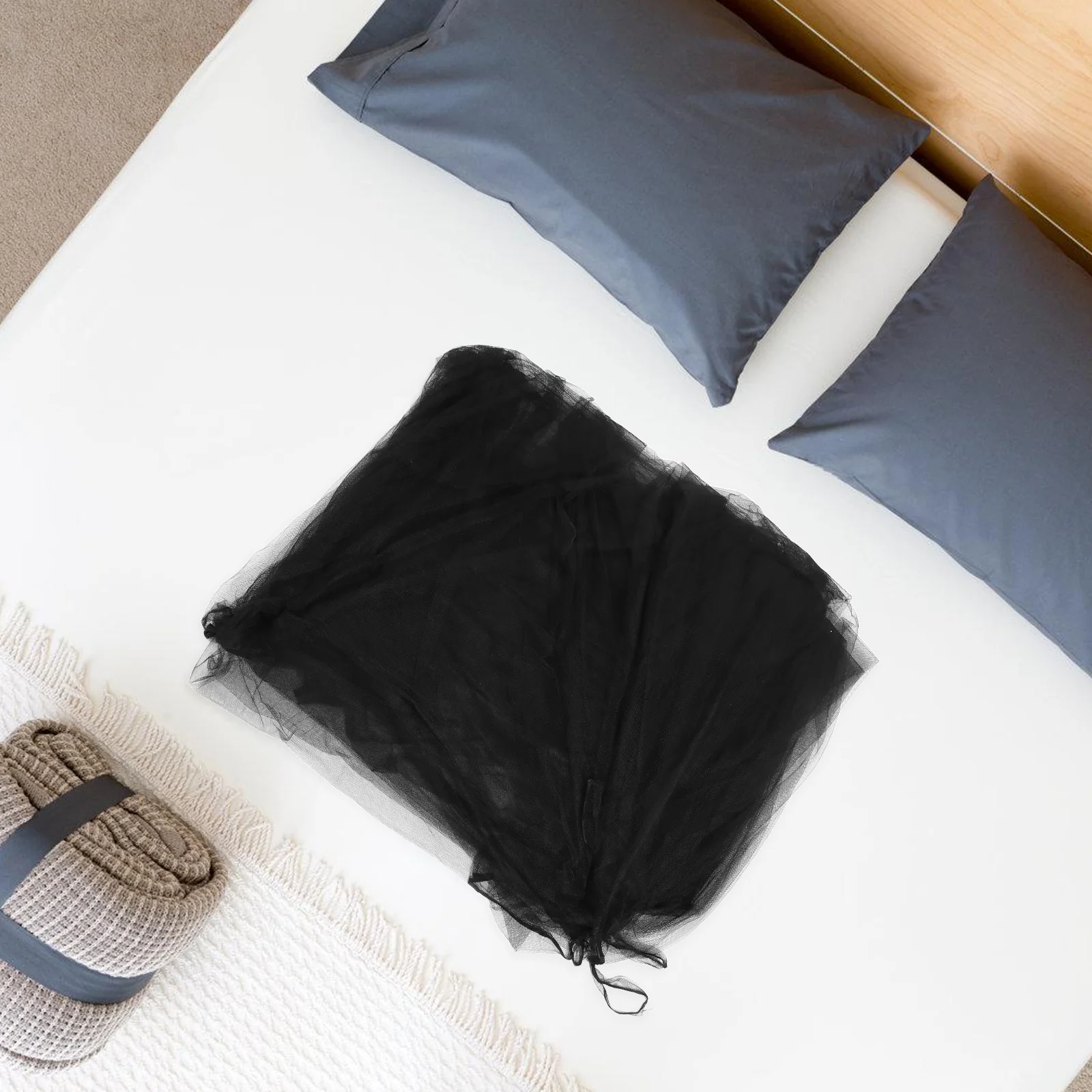 

Large Square Mosquito Net Bed Canopy Washable Insect Proof Netting For Size Bed Bedroom Home Decor