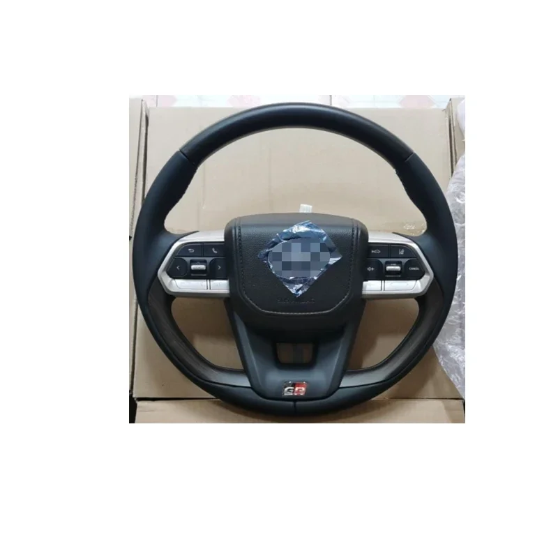 For Land Cruiser LC300 Carbon Fiber Steering Wheel with Button Control 2021-2022 Year