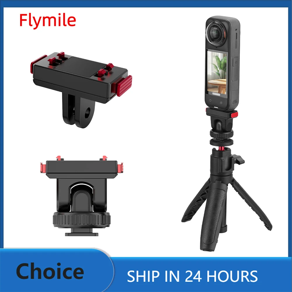 Flymile Magnetische Halterung für Insta360 X5/Ace Pro 2, Kamerazubehör, Erweiterungshalterung, Stativ/Selfie-Sticks, Halterungsadapter