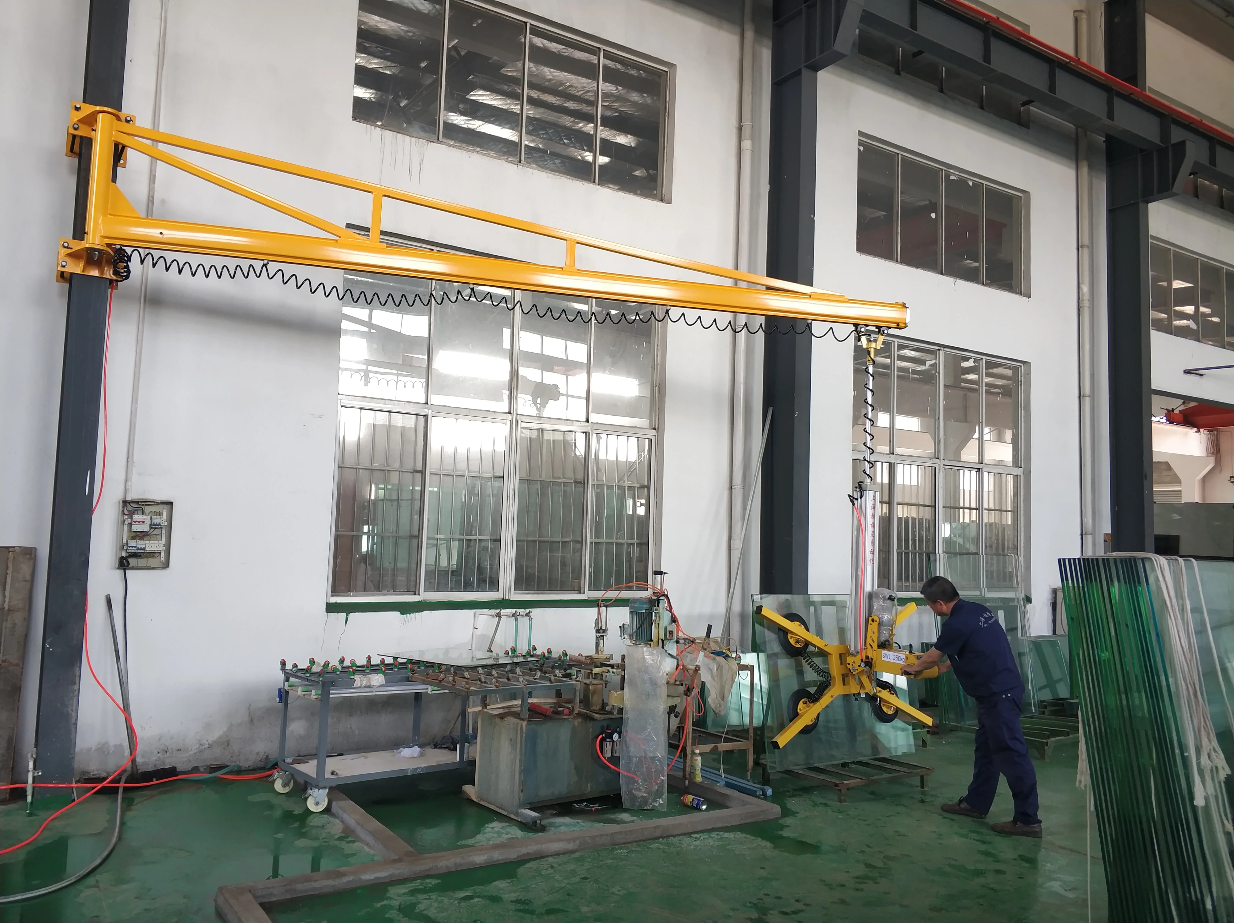 Factory Direct Sales Electric Control Pillar for Laser Cutting Machine  Feeding Robot  Jib Crane Used in Vacuum Lift