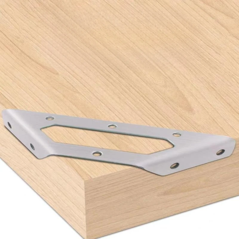 موصل زاوية الأثاث العالمي الفولاذ المقاوم للصدأ ، قفل رمز الزاوية ، الدعم الثلاثي ، قوس ، تركيبات الأثاث