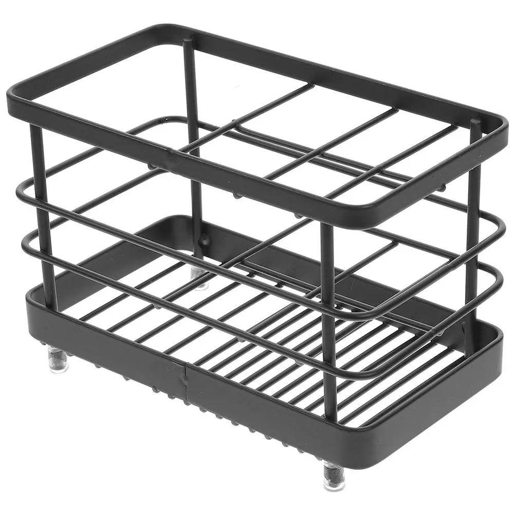 Heavy Duty Carbon Steel Toothbrush Rack Bathroom Organizer Toothbrush Holder Toothpaste Stand Gargle Cup Holder Home Supplies