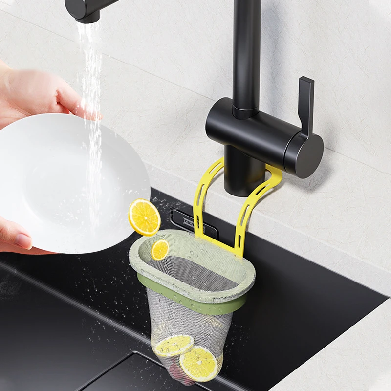 Sink Strainer Made From Abs With Fine Mesh And 50 Sink Strainer Net Bags For Food Waste Collection And Drain Maintenance