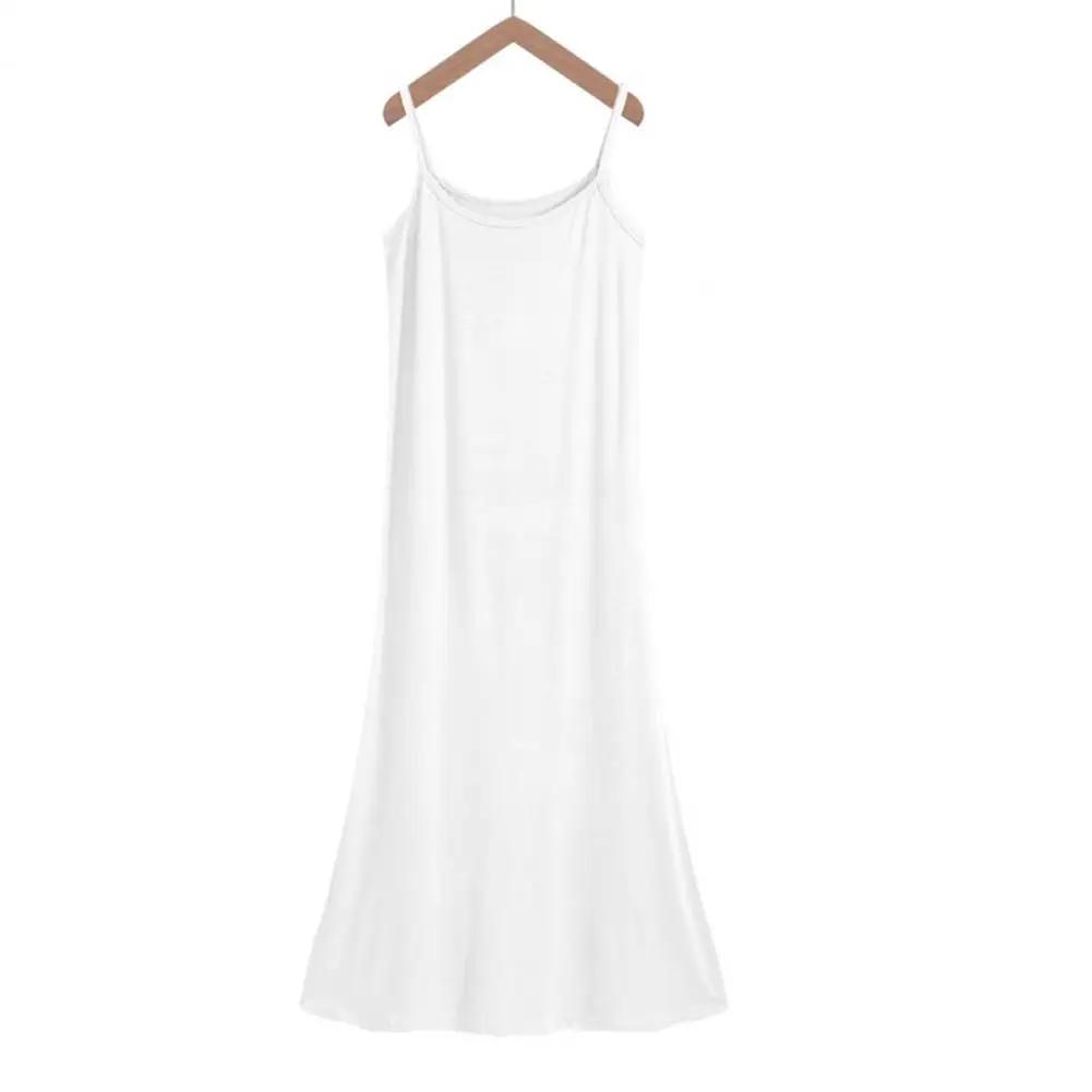 Women Round Neckline Dress Stylish Backless Summer Sundress with Stretch Fabric A-line Silhouette for Wear or Outerwear Solid