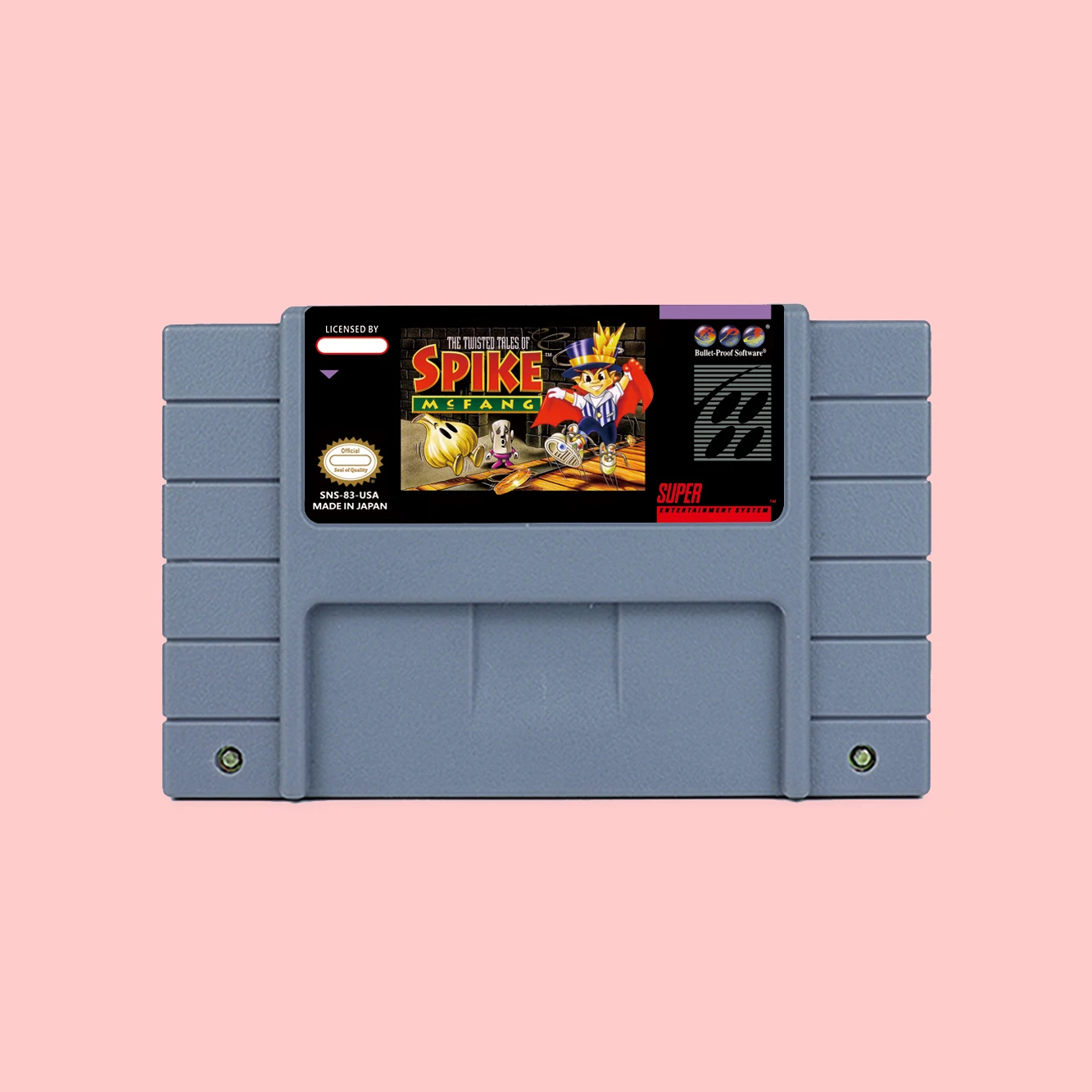 حكايات ملتوية من سبايك ماكفانغ، خرطوشة ألعاب RPG مع صندوق لوحدات تحكم الألعاب SNES 16bit NTSC USA PAL EUR #4