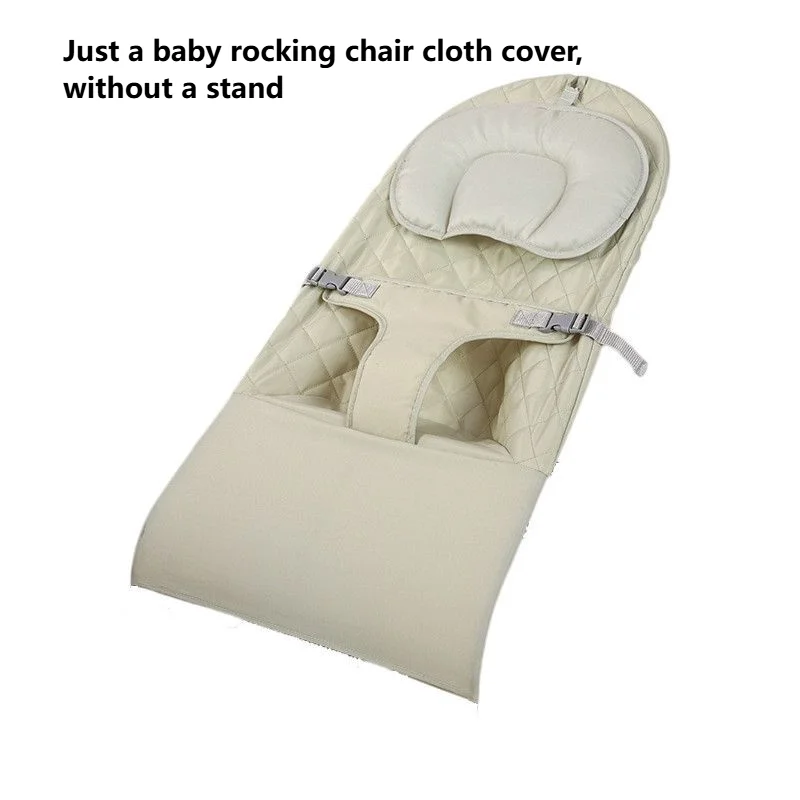 2026 New Cotton Baby Rocking Chair Cloth Cover Universal Foldable Storage Replace Cloth Cover Breathable Baby Cradle Accessories