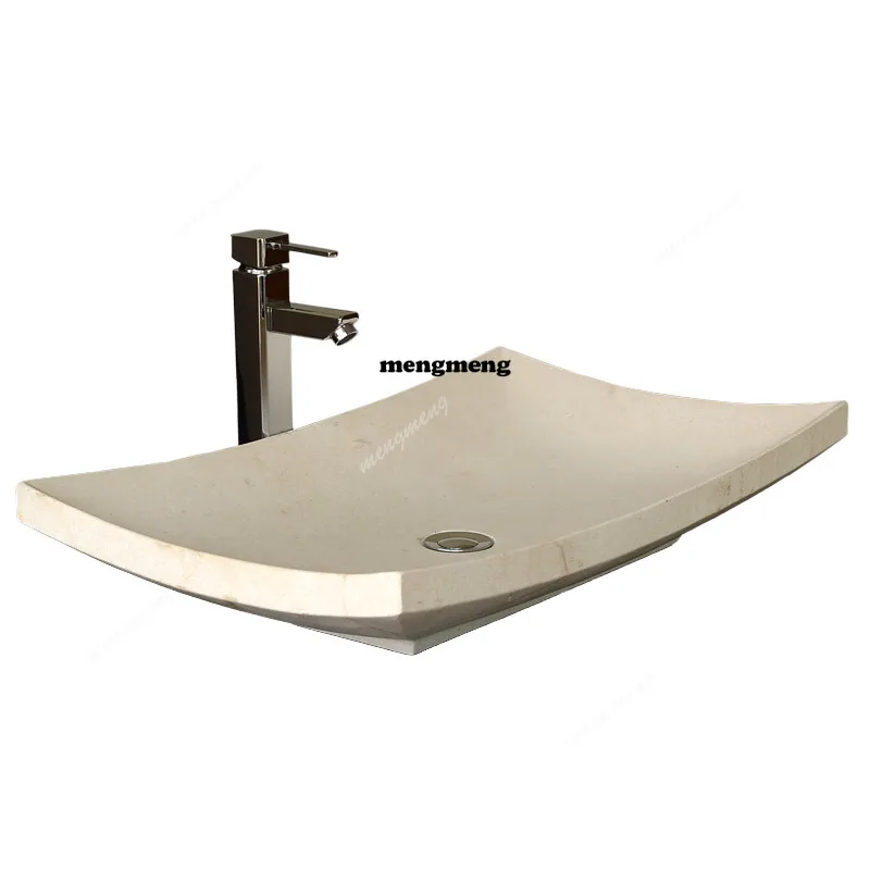 

Мраморная раковина, европейское винтажное искусство, каменная раковина, балкон, туалет, умывальник