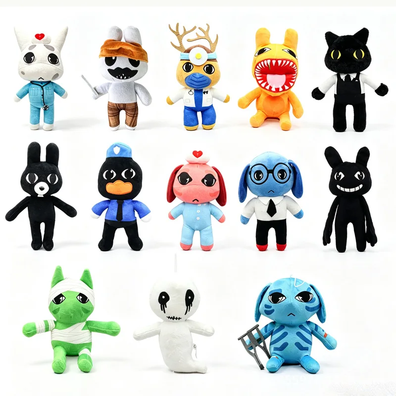 Jouet en peluche de l'hôpital pour animaux de jeu populaire, figurine en peluche d'anomalie (chat, chien, pingouin, lapin), cadeau de collection pour les fans.