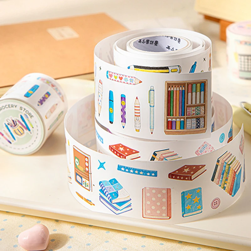 Mr. Paper 200cm/Rolle Washi Tape Schreibwaren-Aufkleberband für Journal Scrapbooking DIY Tagebuch Kalender Alben Dekoration