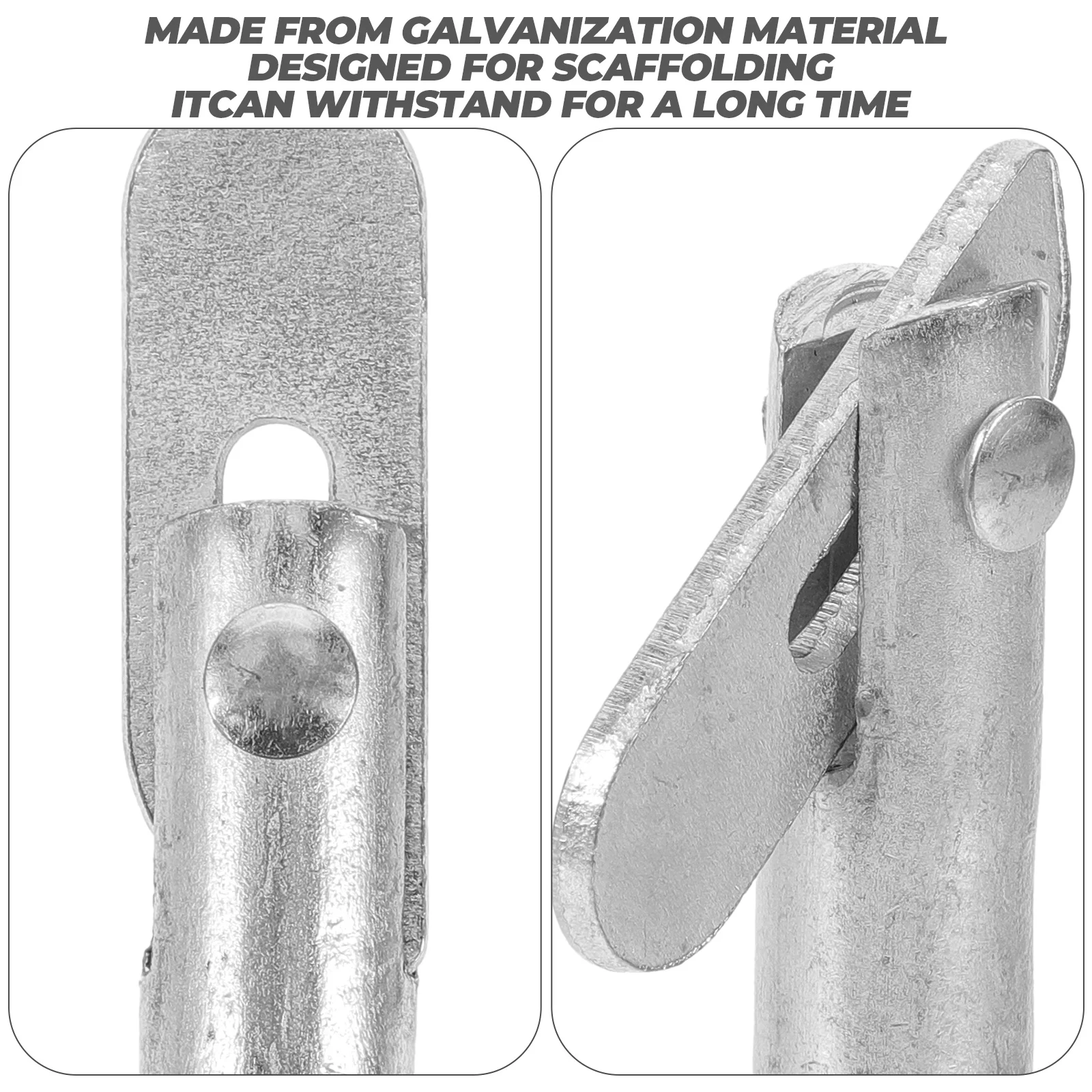 Imagem -02 - Andaimes Fornecem Peças de Reposição Galvanizadas Pin Fixo Profissional Pinos de Fixação Substituíveis Acessórios ao ar Livre