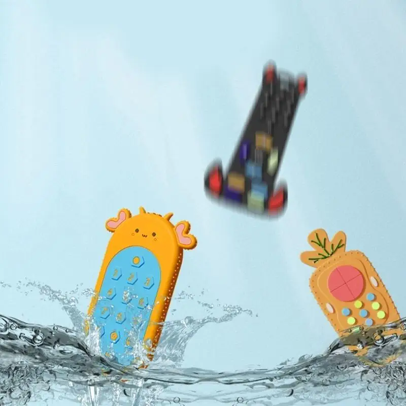 E06F الرضع Teether Soft Silicone Beying Toy Mobile/Remoter حشرجة الطفل Teether رعاية الأطفال