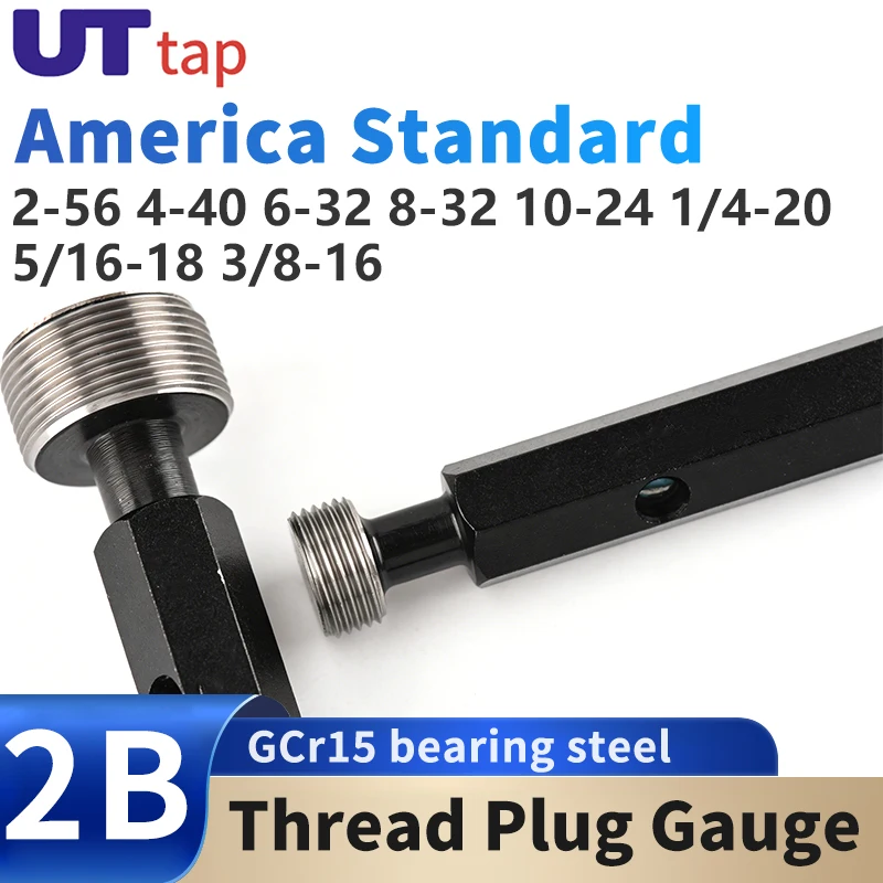 

Инструменты для проверки резьбы UT Taps 2B: стандартные и прецизионные резьбовые калибры UNC 2-56, 4-40, 6-32, 8-32, 10-24, 1I4-20, 5I16-18, 3I8-16