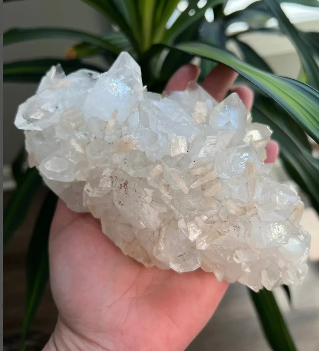 High quality!Natural Apophyllite Cluster Zeolite Crystal Cluster Mineral Specimen Raw Home Decor