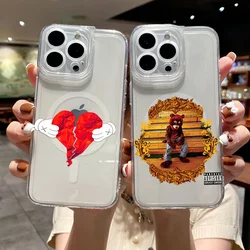 Kanye West Ye Rapper Phone Case for iPhone 12 11 13 14 15 16 Max Pro Plus Magsafe Magnetic Wireless Cover
