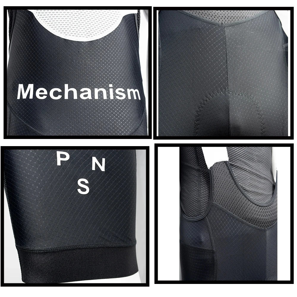 Men Cycling Bib Shorts Mechanism Mountain Bike Bib Shorts 6H Padded Breathable Quick Dry MTB Road Bicycle Racing Cycling Pants