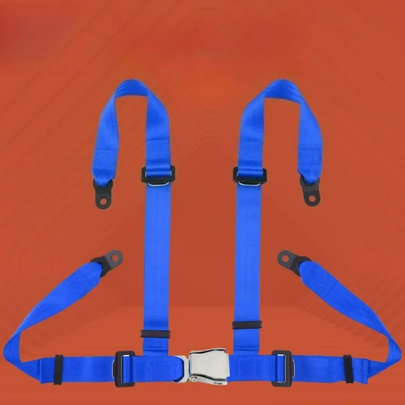 유니버설 4포인트 레이싱 시트 벨트 스포츠 레이싱 시트 벨트 고정 설치 퀵 릴리즈 나일론 CE 인증 차량용