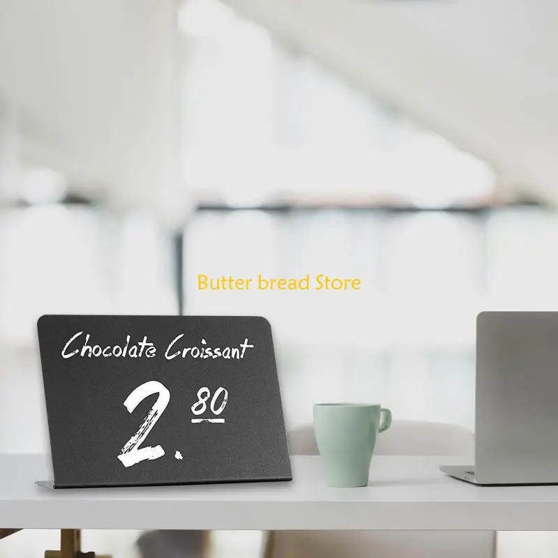W89C 10kitミニブラックボードアクリルデスクサイン黒板結婚式ウェルカムテーブルトップサインDIY愛好家ホーム小売店パーティー
