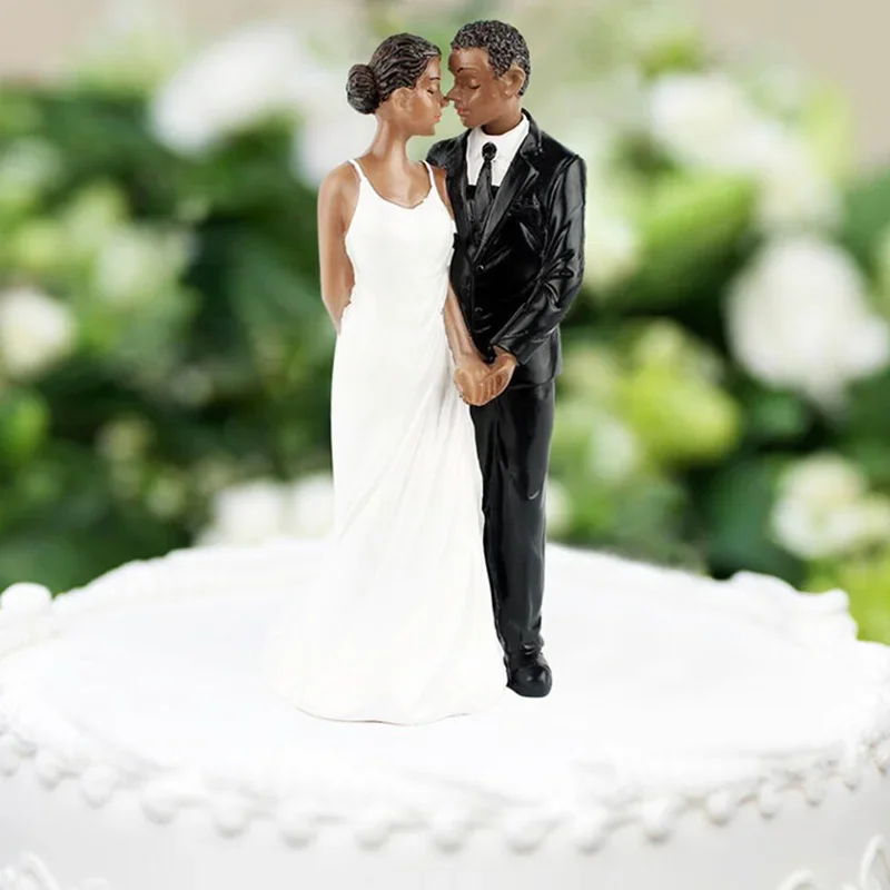 Neue Tortenaufsätze Puppen Braut und Bräutigam Figuren Lustige Hochzeitstorte Topper Ständer Topper Dekoration Lieferungen Heiraten Figur – Detail 3
