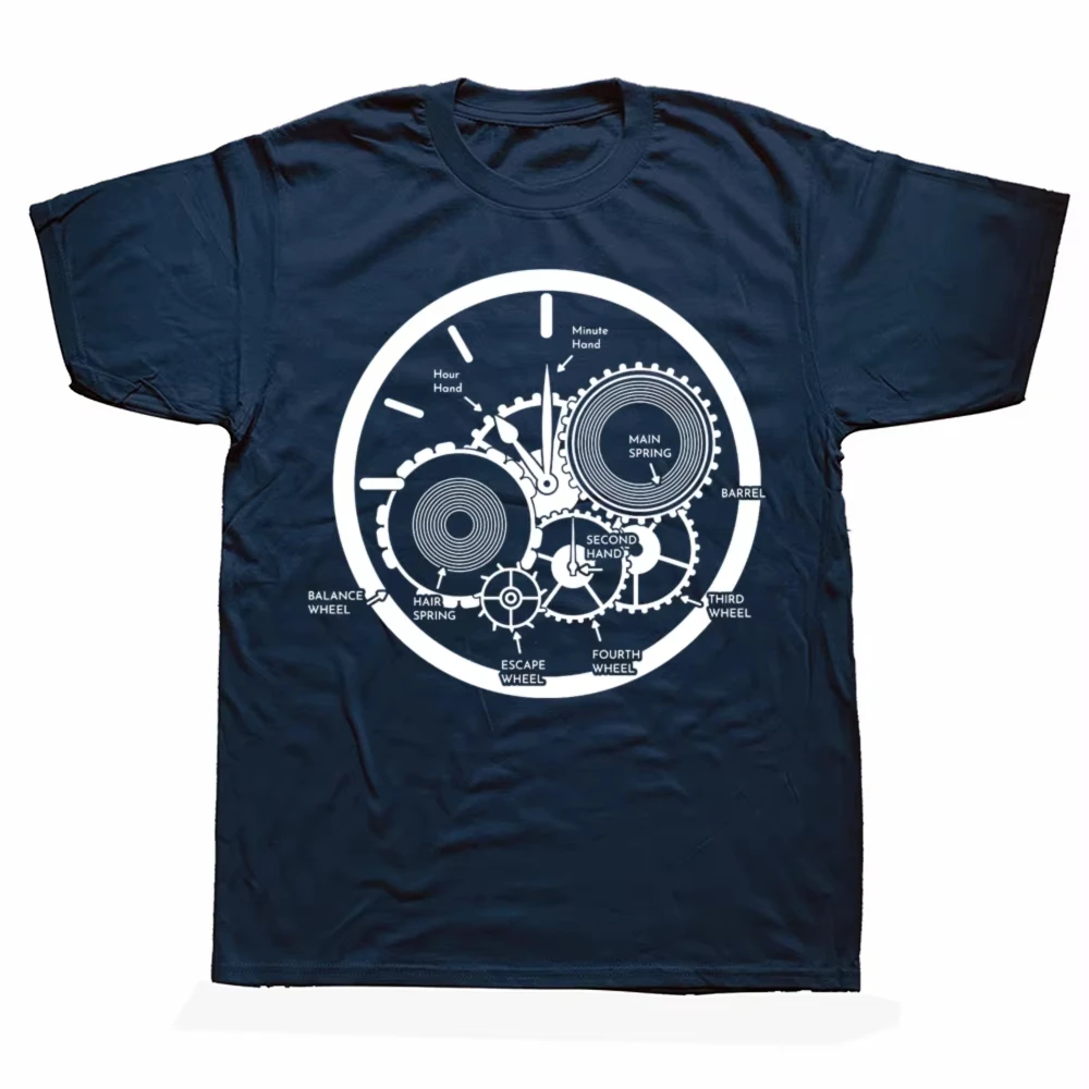 Funny Watches Watchmaker T Shirts Streetwear Short Sleeve Birthday Gifts Mens Clothing Fashion High Quality T Shirt view 2