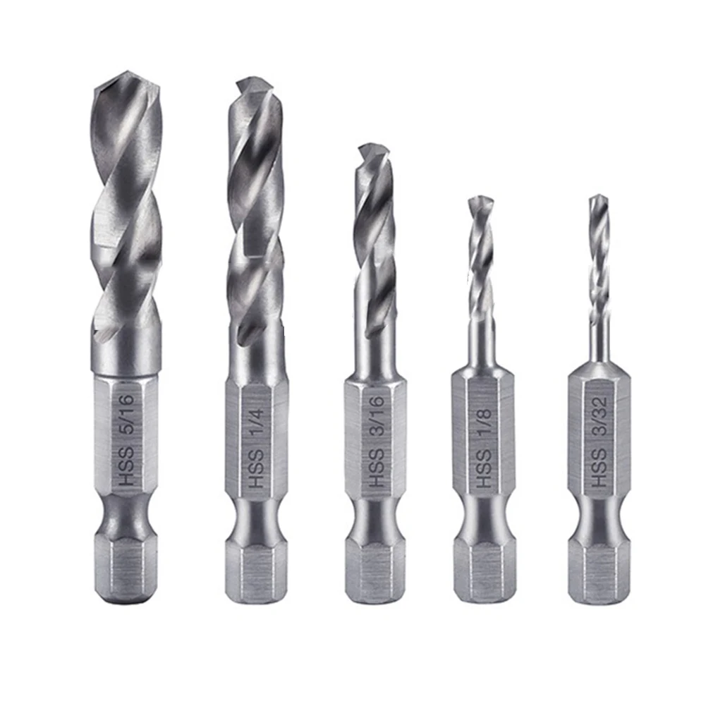 Tap Drills Hex Shank Adapter 10-32NC 12-24NC 13pcs 6-32NC 8-32NC Bit Set Drill And Tap 10-24NC Drill Bits Hex Shank