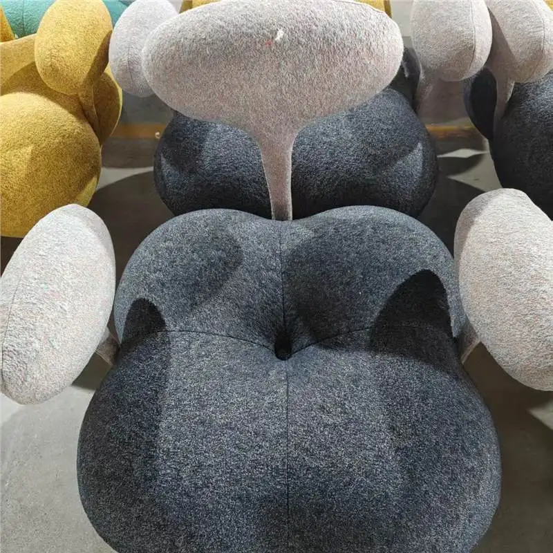 Nordic light luxury creative living room balloon chair model room casual chair