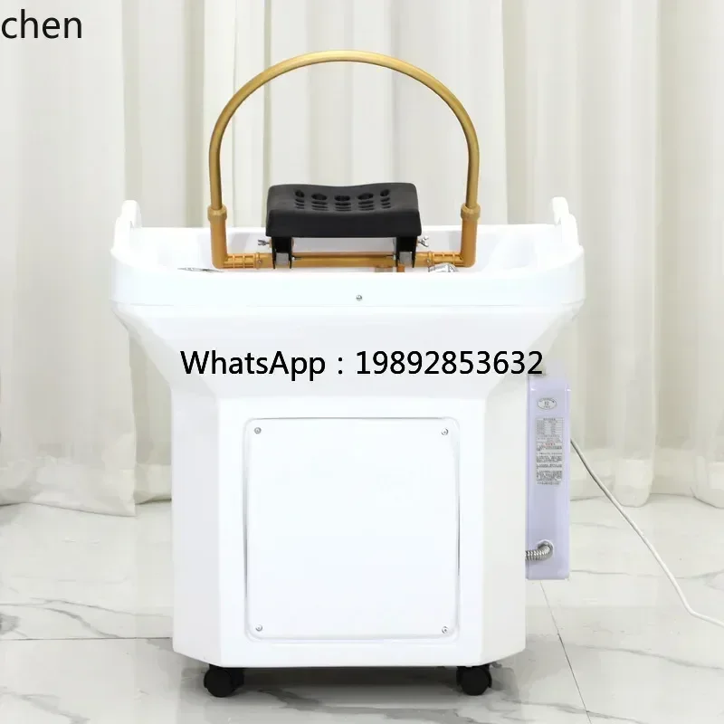 

ABB removable hair salon hair care constant temperature head treatment bed with fumigation water circulation shampoo basin