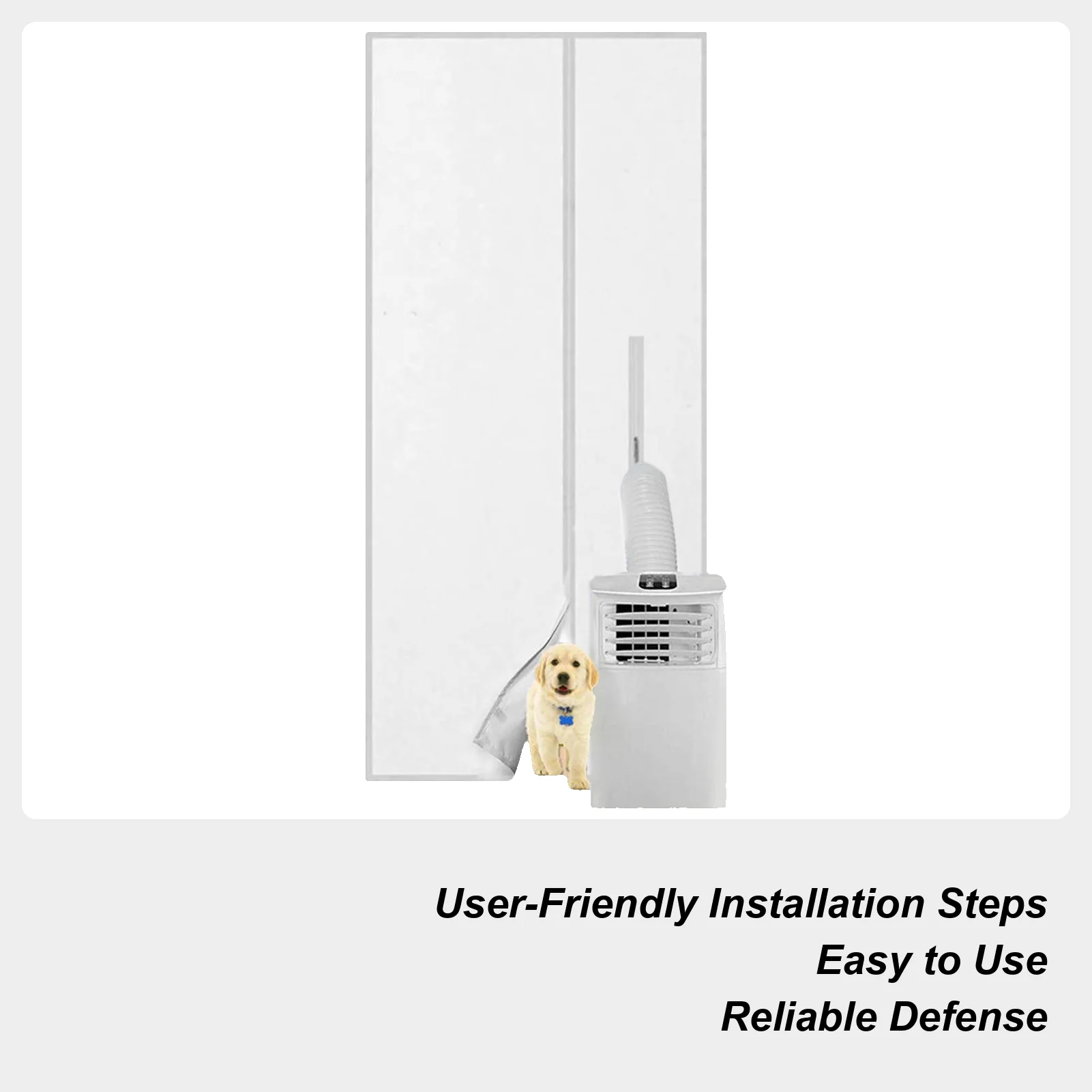 

Оконный комплект для портативного кондиционера, комплекты уплотнений для окон, опора для шланга, регулируемое уплотнение для кухни, спальни, комнаты, пол автофургона