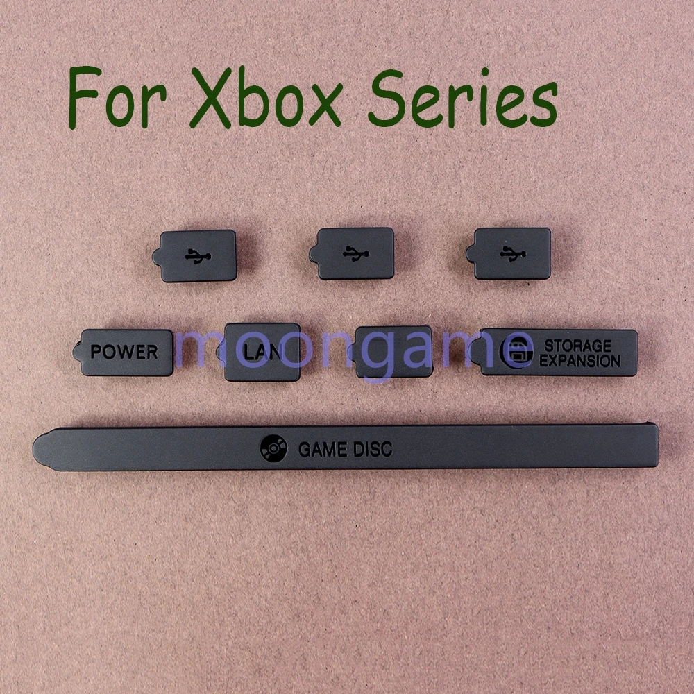 

30 комплектов пылезащитных заглушек для консоли XBOX Series S X, защитные накладки для портов игровых дисков