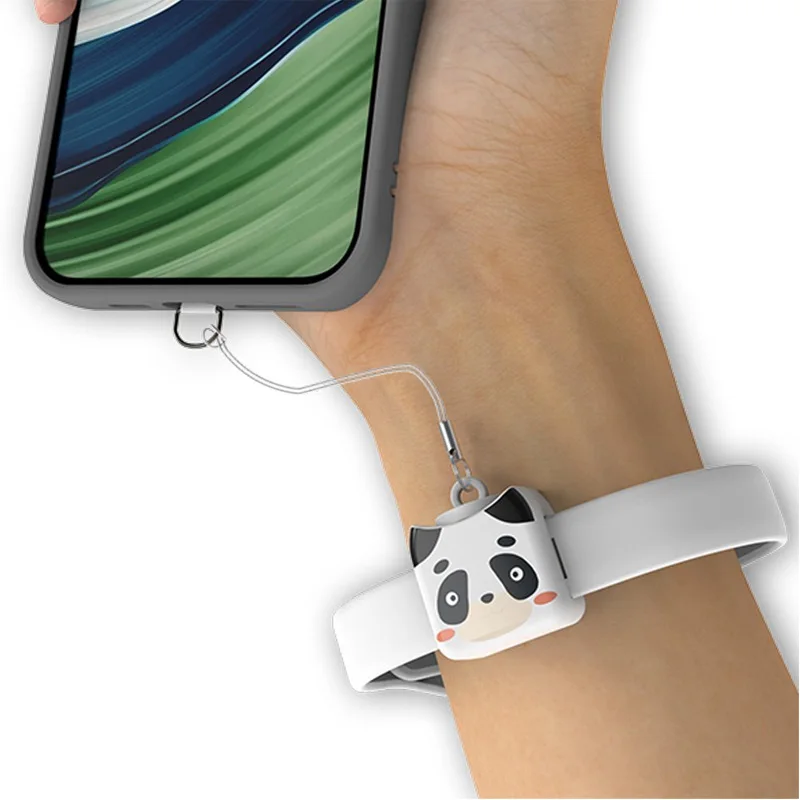 

Silicone Magnetic Phone Lanyard for Drop Protection Portable Outdoor Anti-Drop Lanyard Wristband Magnetic Phone Holder