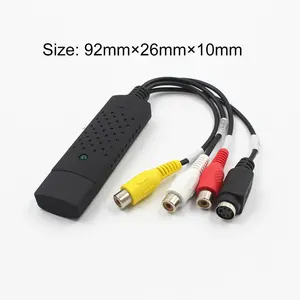 USB 2.0 Capture Digital Video Converter, 4 Easycap Card Box Audio Channels, VHS, VCR, DVD Recorder TV, iOS Support, Windows, PC 8 Main Sales TV Box with released channels - №8
