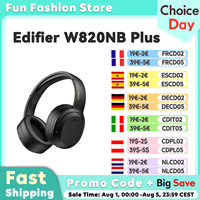 Edifier W820NB Plus Wireless Bluetooth Headphones Hybrid Active Noise Reduction Hi-Res Audio LDAC 49H Battery Life