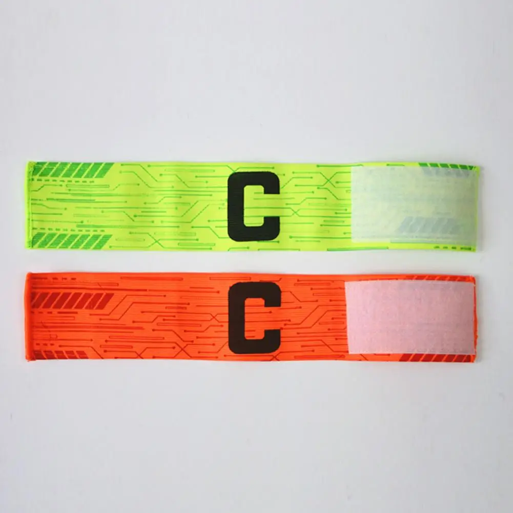 サッカーアームバンド 調節可能なファスナーテープ付き サッカーアームバンド 弾性アームバンド チームアクセサリー Капитан Амбэнд