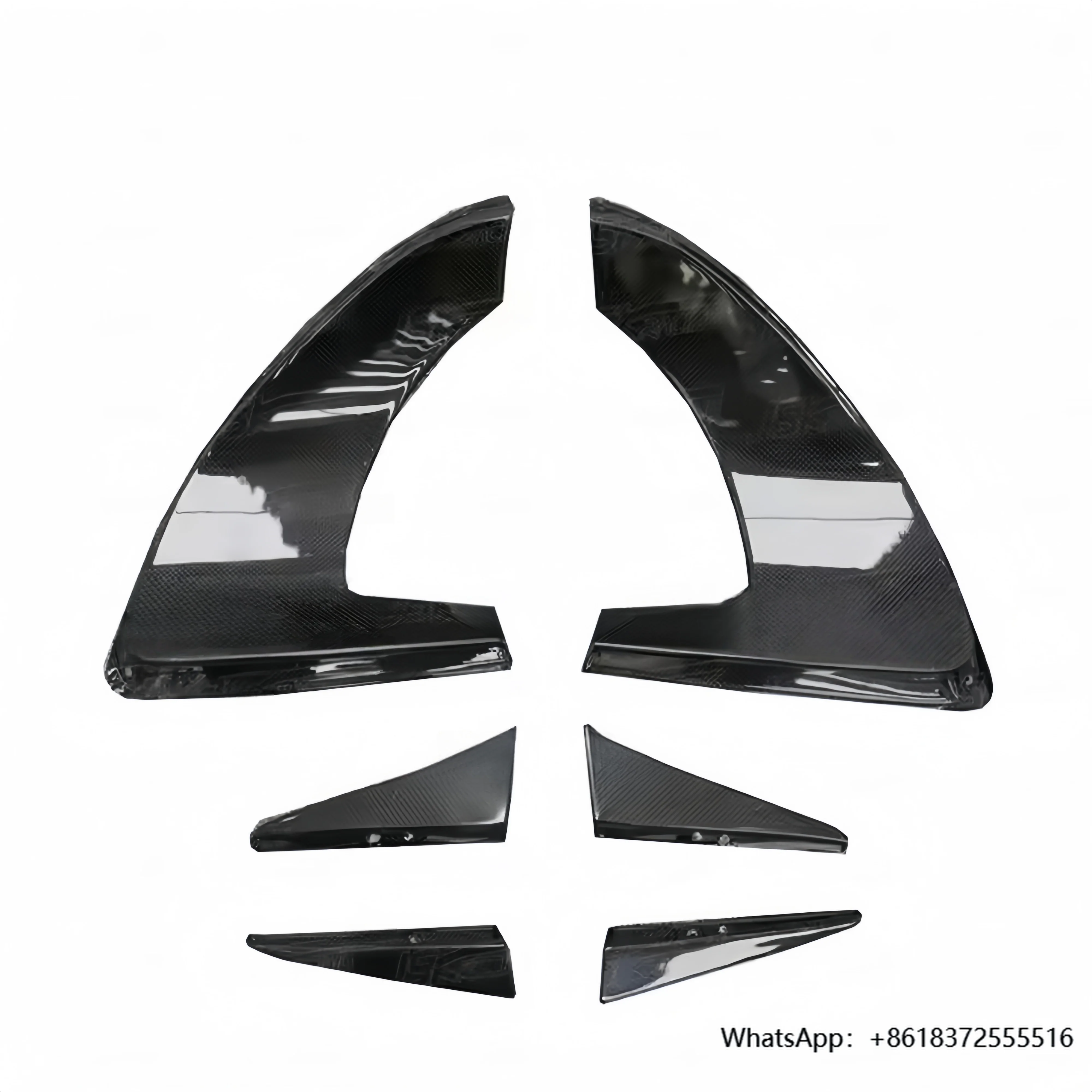 

Modified BFA Style High-quality Dry Carbon Fiber Rear Fender air Vent Body Decoration Suitable for Ferrari 296