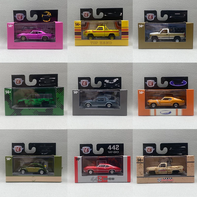 New M2 1:64 Simulation Sports Car Truck Off-road Vehicle Alloy Die-cast Car Model Toy Children's Gift Collection Ornaments