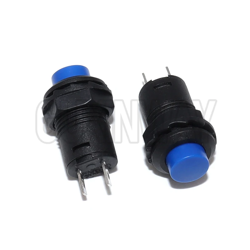 6PCS DS-228 DS-428 Self-Lock /Momentary Pushbutton Switches DS228 DS428 12mm OFF- ON Push Button Switch 3A /125VAC 1.5A/250VAC