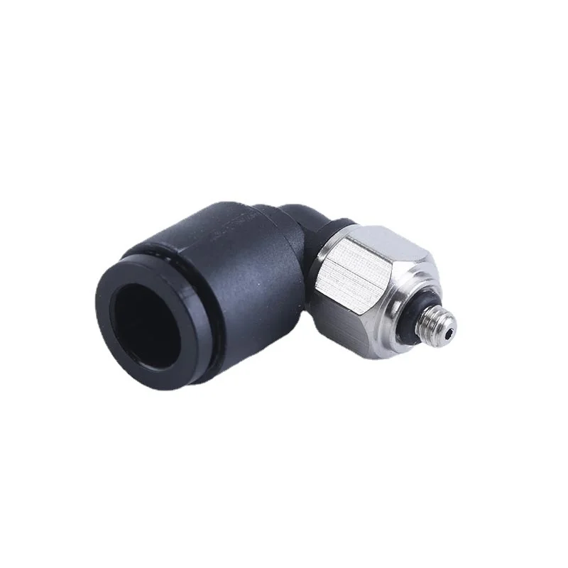 Pneumatic Fittings Quick Micro Mini Connector Air Pipe Plug PL4-M3/M4/M5/6mm Thread Elbow Joint