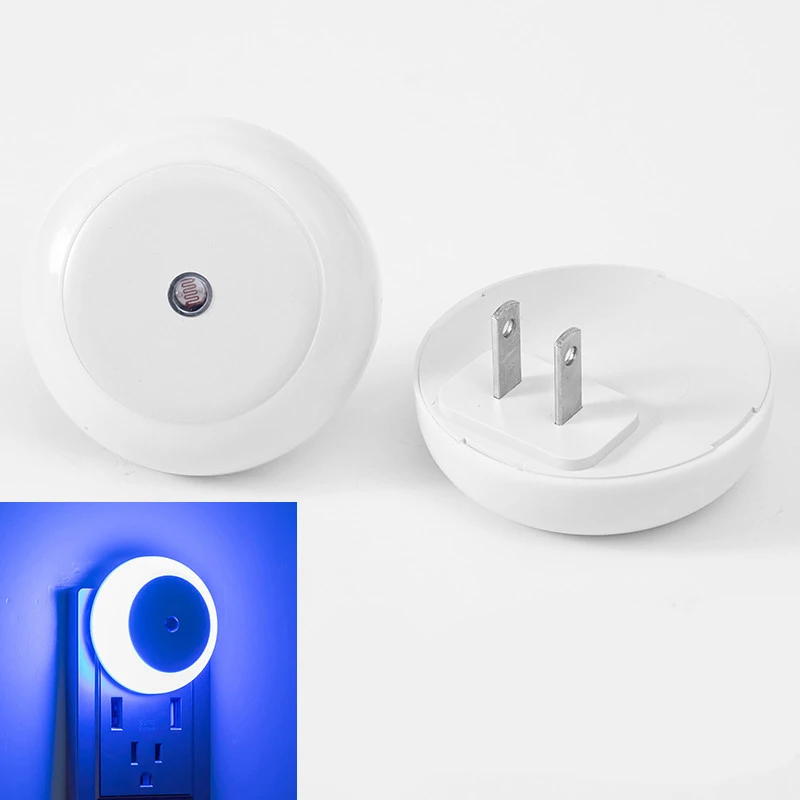 Auto Smart Sensor LED Night Light Plug-in Bedsides lampada Indoor corridoio camera da letto soggiorno scale rosso/blu/bianco/illuminazione calda