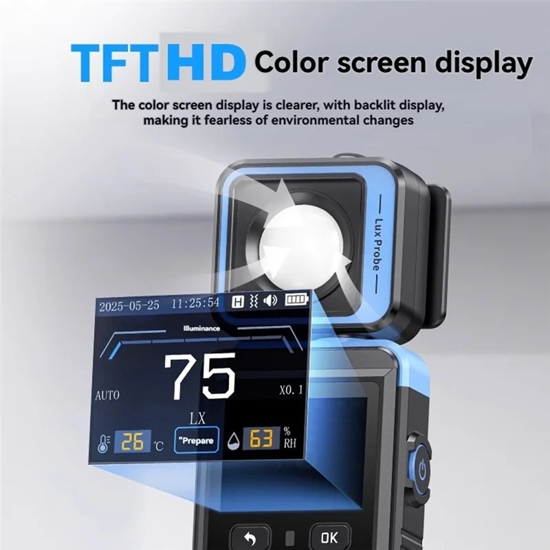 

【B07R】High Precision Light Meter Digital Professional Luxometer 99900Lux Illuminometer Photometer Light Lux Meter