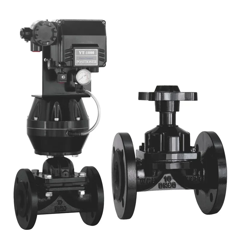 Tipo válvula de diafragma pneumática de borracha com alta qualidade