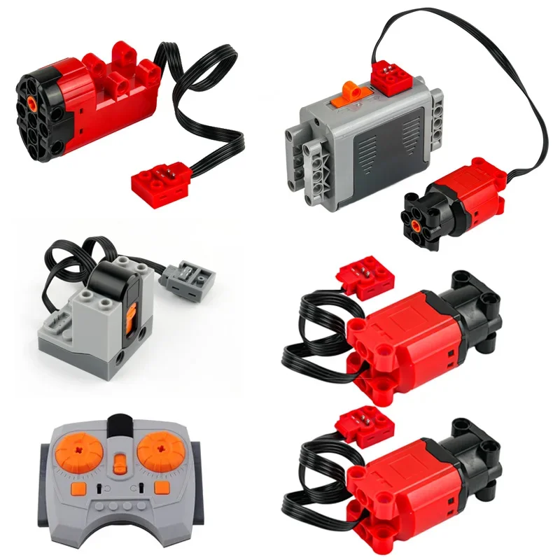 

MOC L/Servo Motor 88003 Technology Building Blocks Power Functions With Remote Control Battery Box Assembled Toys Bricks Parts