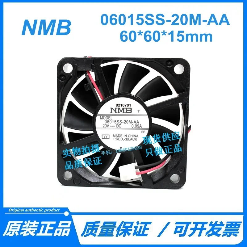 for Original 06015SS-20M-AA 20V 0.09A 6015 6CM Inverter Power Box Router Fan