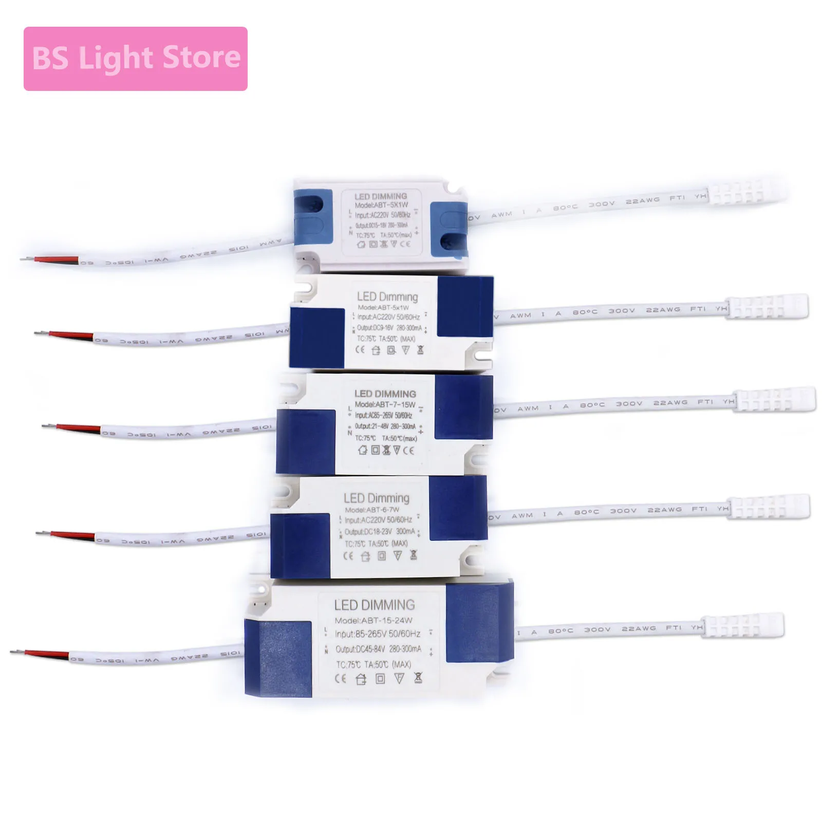 AC220-240V 1-24W LED Driver For Dimmable driver Power Supply Constant Current Voltage Control Lighting Transformers For LEDs