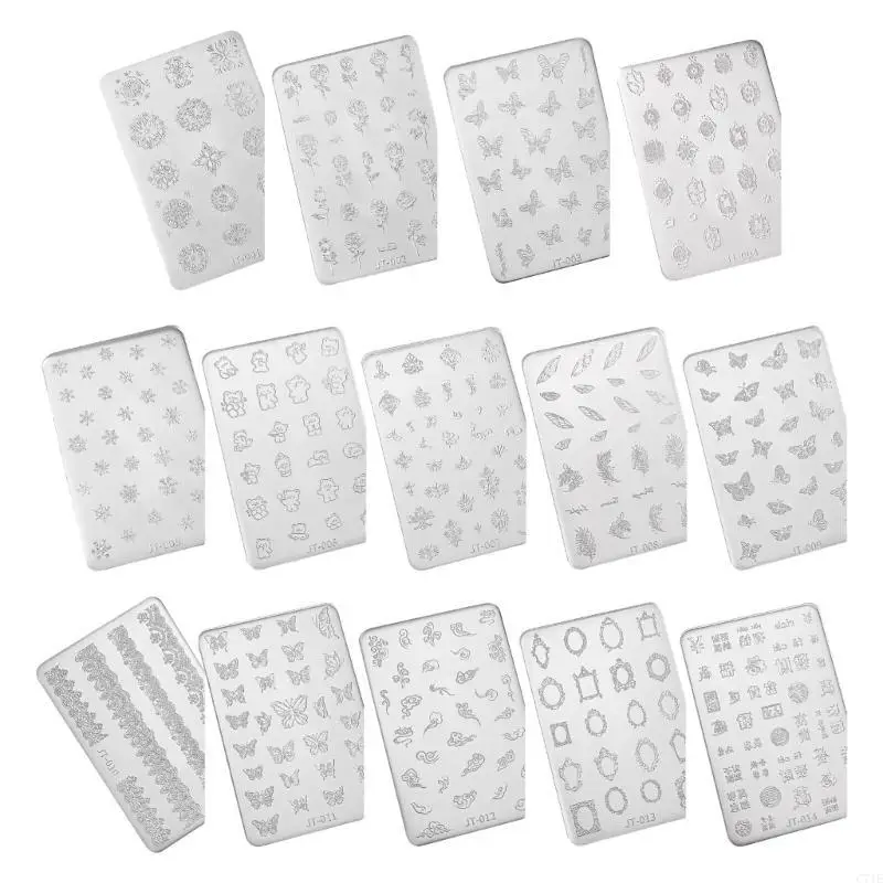 Flower Embossing Art Mold 3D Silicone Carving Mold Acrylic UV Gel Art Silicone Mould Diy Girl Art Tool